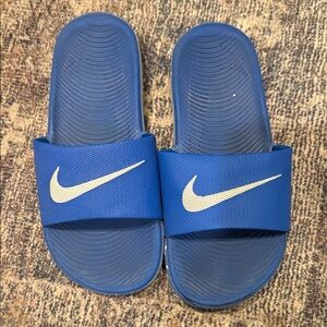 Nike Royal Blue Slide Sandals